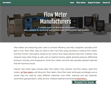 Tablet Screenshot of flow-meters.biz